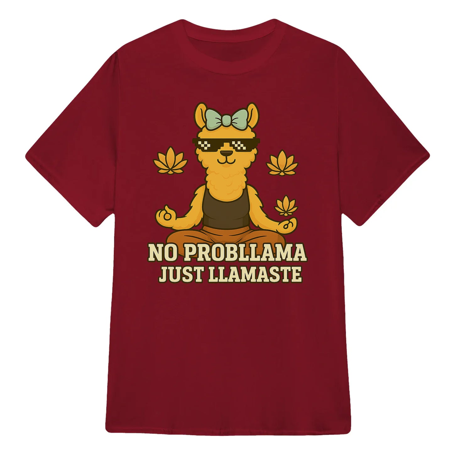 No Probllamaa Just Llamaste Chill Llama Yoga Classic Unisex T-Shirt | 5To9Style