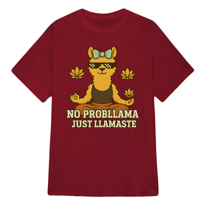 No Probllamaa Just Llamaste Chill Llama Yoga Classic Unisex T-Shirt | 5To9Style
