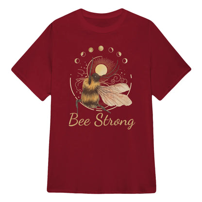 Bee Strong Moon Phase Chill Bee Yoga Classic Unisex T-Shirt | 5To9Style