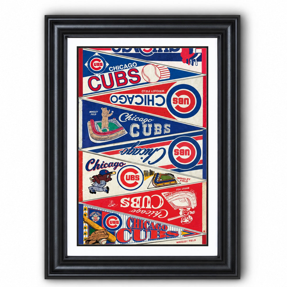 All Baseball Teams Vintage Anniversary For Baseball Fans Poster No Frame - Vertical Poster - 5to9vibe