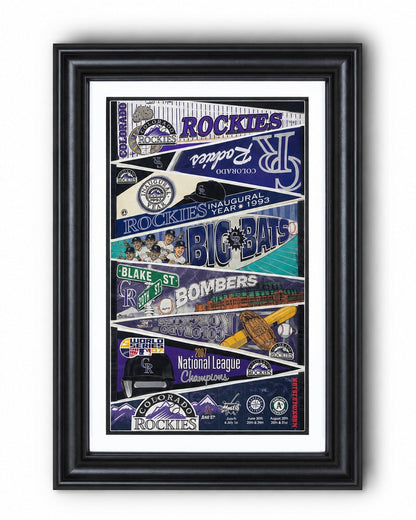 All Baseball Teams Vintage Anniversary For Baseball Fans Poster No Frame - Vertical Poster - 5to9vibe
