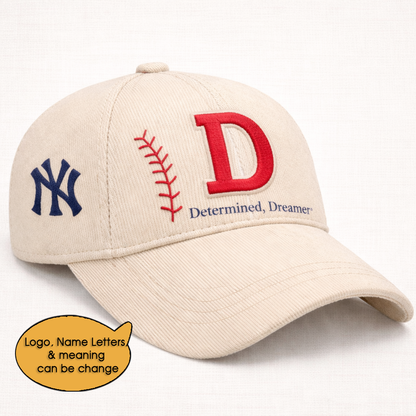 Baseball Personalized Letter 250th Anniversary USA  Unisex Baseball Cap