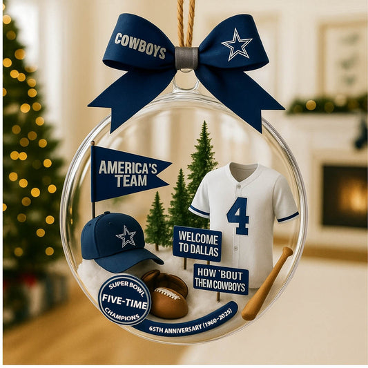 Football Ornament Christmas tree uniform of American football team - Ornament