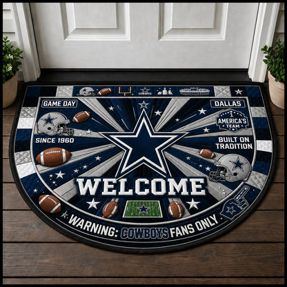 Football All Teams Custom Premium Welcome Mat – Personalized Doormat
