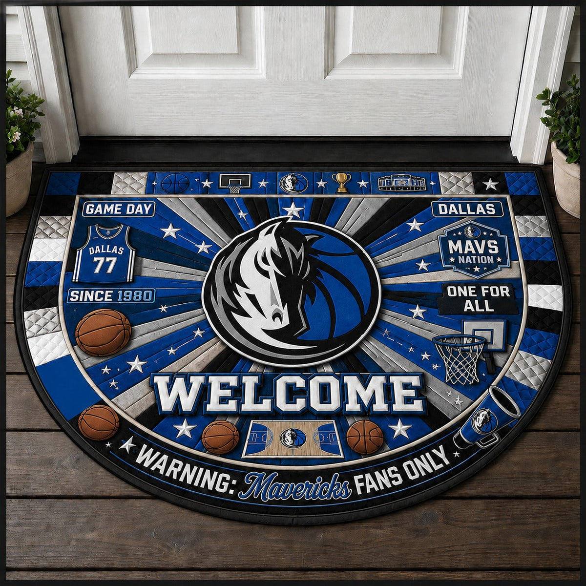 Basketball All Teams Custom Premium Welcome Mat – Personalized  Doormat