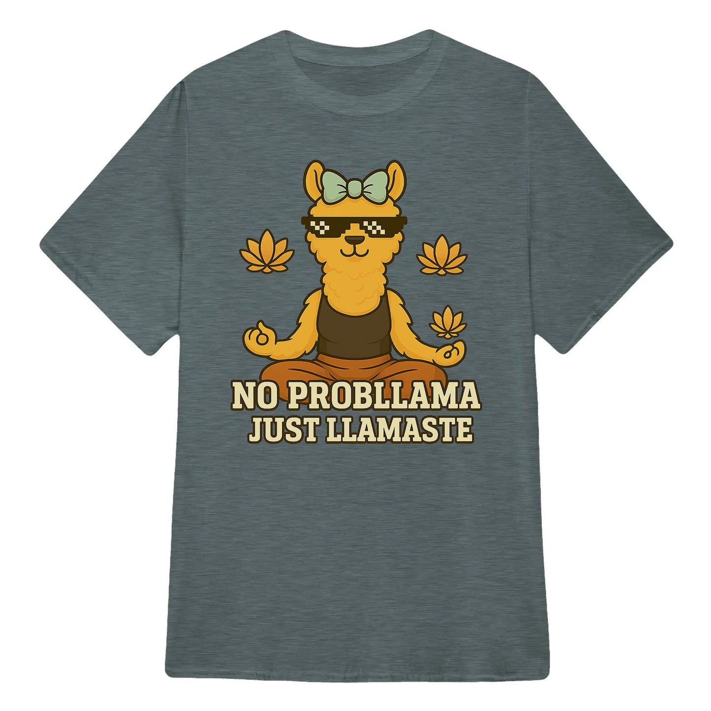 No Probllamaa Just Llamaste Chill Llama Yoga Classic Unisex T-Shirt | 5To9Style