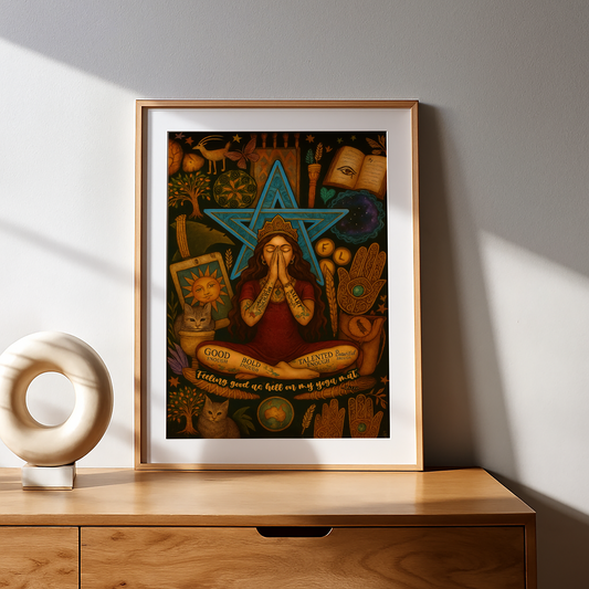 Yoga Feeling Good As Hell On My Yoga Mat No Frame Poster | 5To9Style
