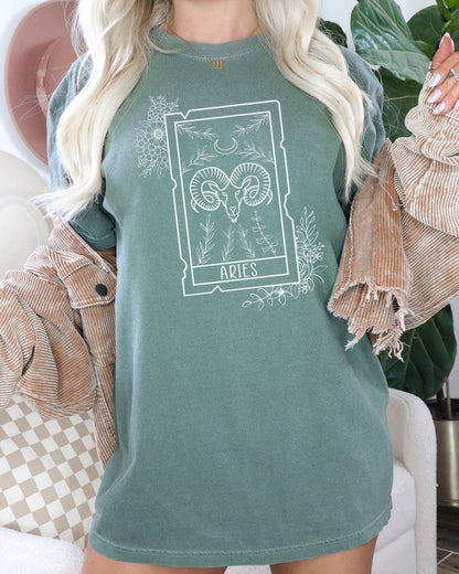 Zodiac Aries Astrology Graphic Classic Unisex T-Shirt | 5To9Style