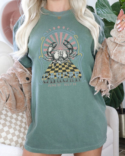 Zodiac Cancer Astrology Graphic Classic Unisex T-Shirt | 5To9Style