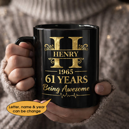 11oz Ceramic Mug Age personalized name, year, letter for birthday Hot Sale- 11oz Ceramic Mug