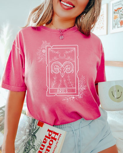 Zodiac Aries Astrology Graphic Classic Unisex T-Shirt | 5To9Style