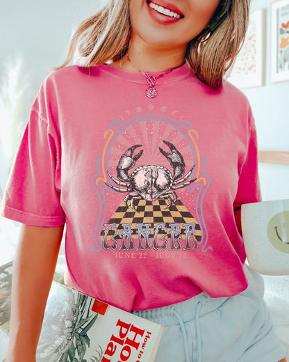 Zodiac Cancer Astrology Graphic Classic Unisex T-Shirt | 5To9Style
