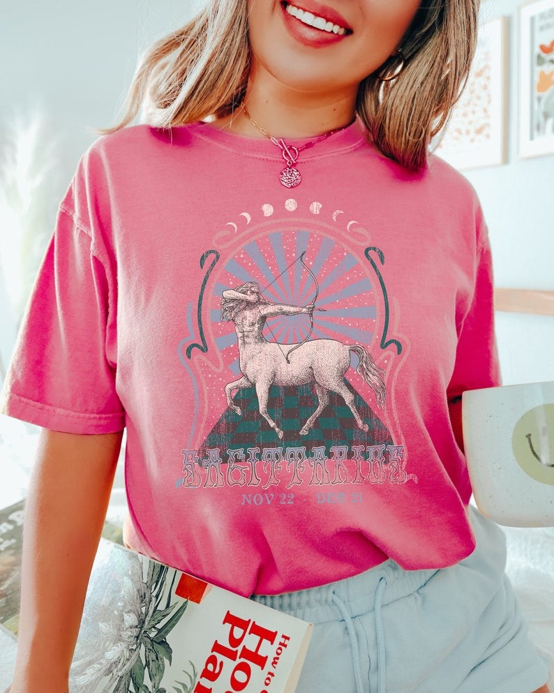 Zodiac Sagittarius Astrology Graphic Classic Unisex T-Shirt | 5To9Style