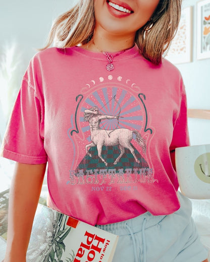 Zodiac Sagittarius Astrology Graphic Classic Unisex T-Shirt | 5To9Style