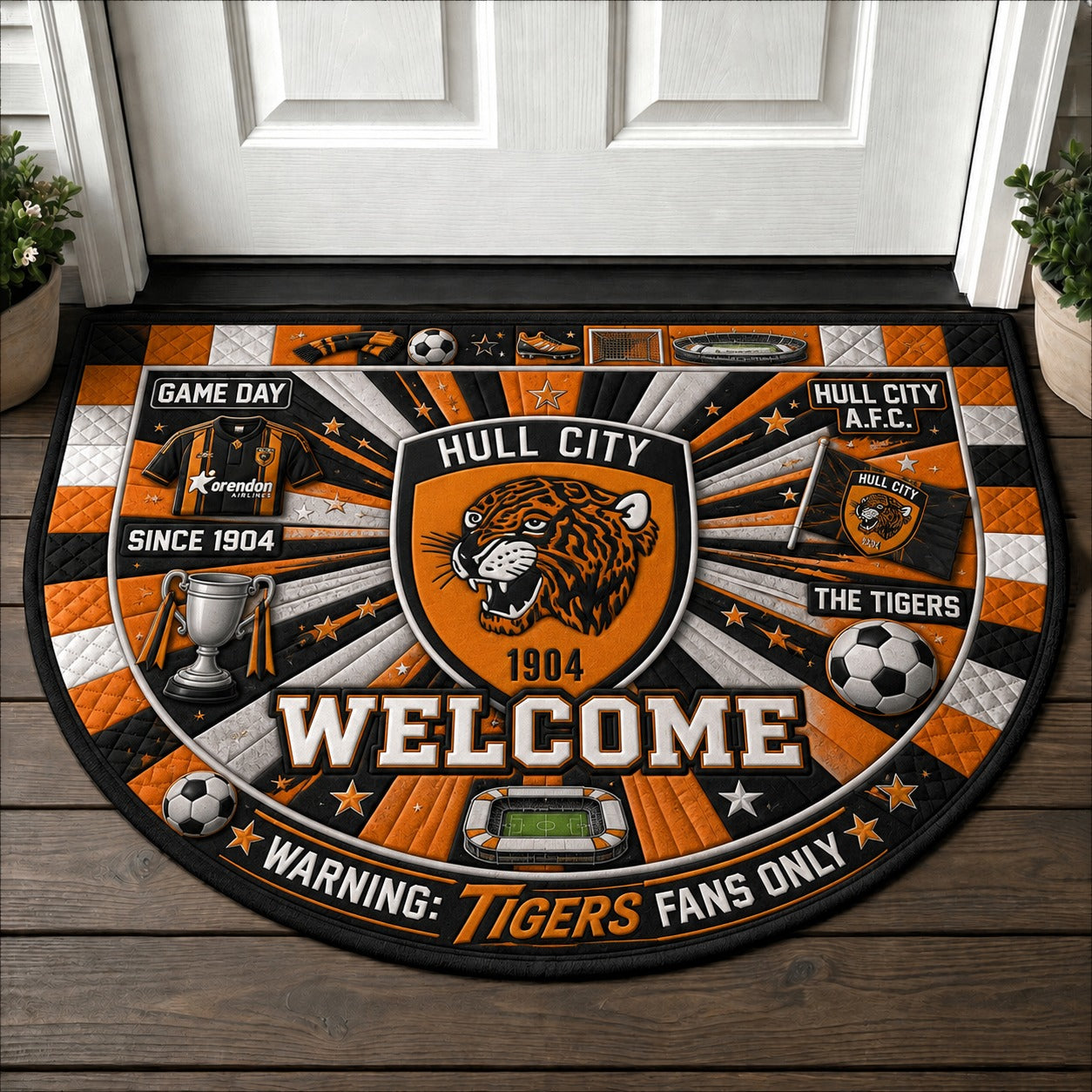 Premier League Football All Teams Custom Quilted Print Premium Welcome Mat – Personalized Baseball Doormat - 5to9style