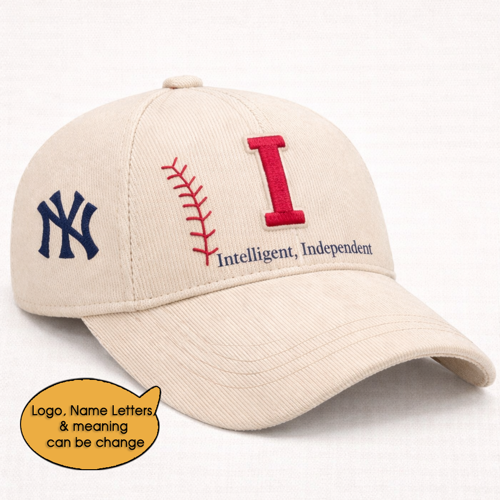 Baseball Personalized Letter 250th Anniversary USA  Unisex Baseball Cap