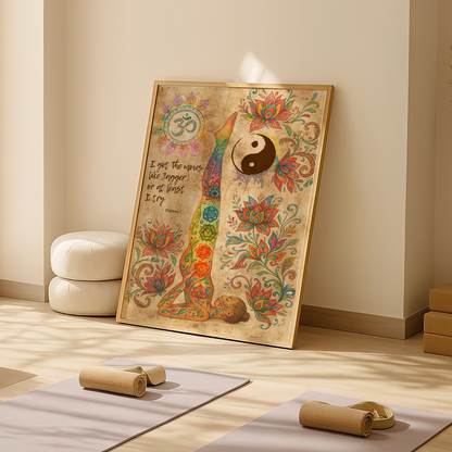 Yoga I Got The Moves Like Jagger...Or At Least I Try No Frame Poster | 5To9Style