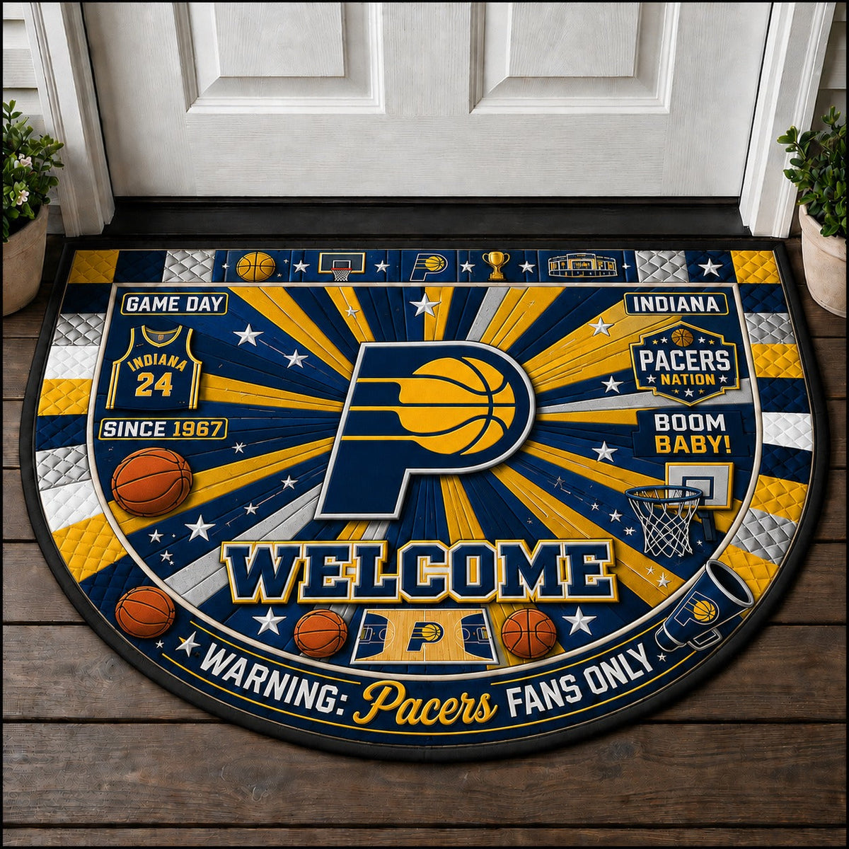 Basketball All Teams Custom Premium Welcome Mat – Personalized  Doormat