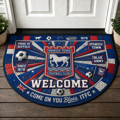 Premier League Football All Teams Custom Quilted Print Premium Welcome Mat – Personalized Baseball Doormat - 5to9style