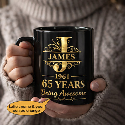 11oz Ceramic Mug Age personalized name, year, letter for birthday Hot Sale- 11oz Ceramic Mug