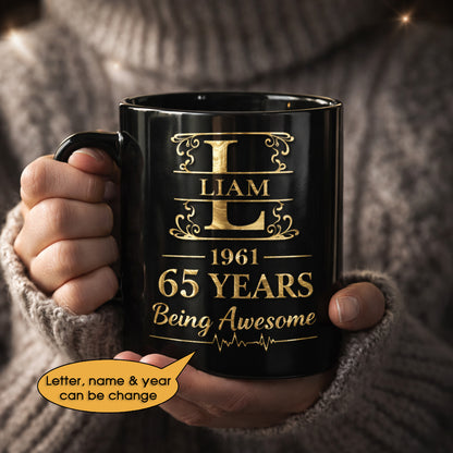 11oz Ceramic Mug Age personalized name, year, letter for birthday Hot Sale- 11oz Ceramic Mug