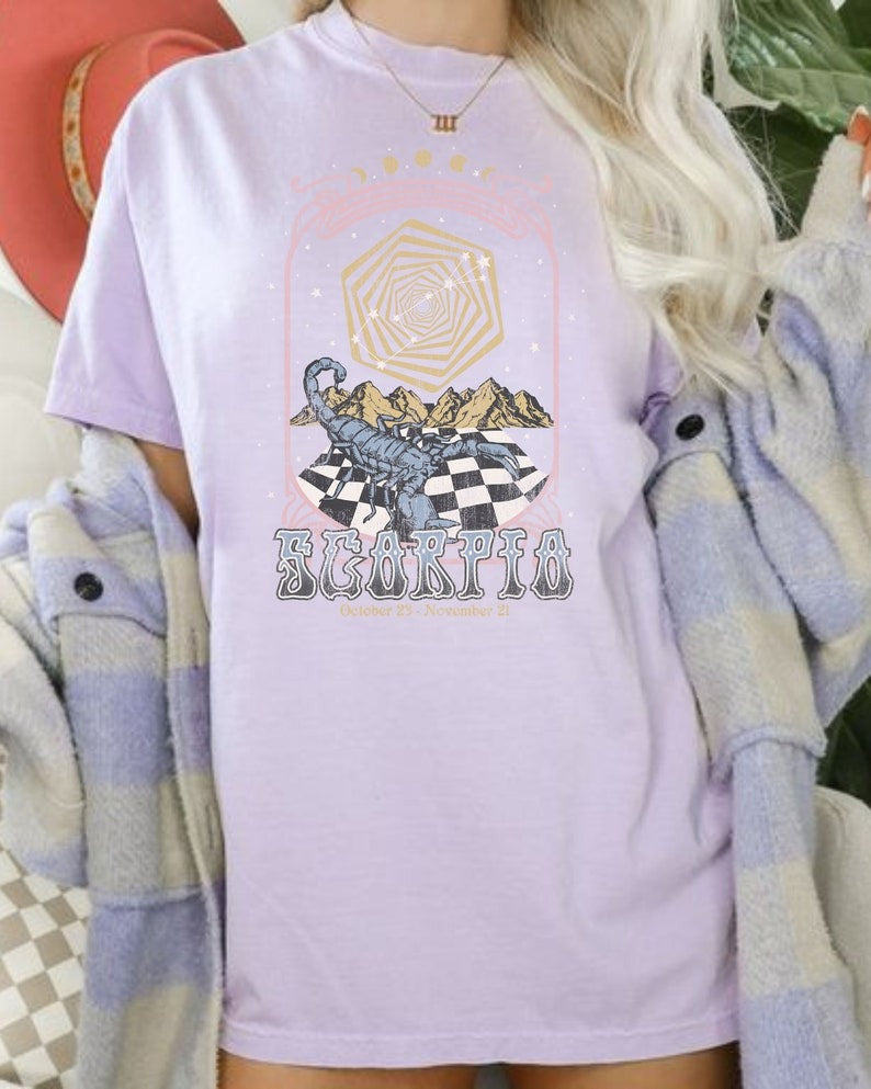 Zodiac Scorpio Astrology Graphic Classic Unisex T-Shirt | 5To9Style