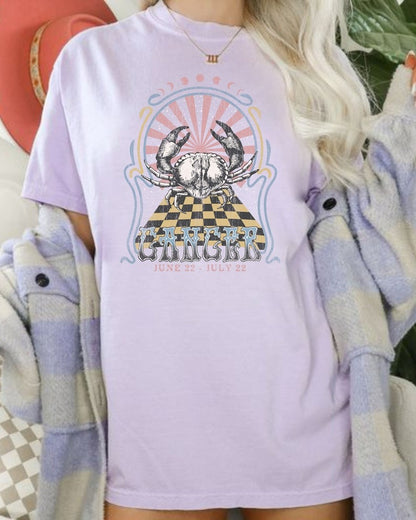 Zodiac Cancer Astrology Graphic Classic Unisex T-Shirt | 5To9Style