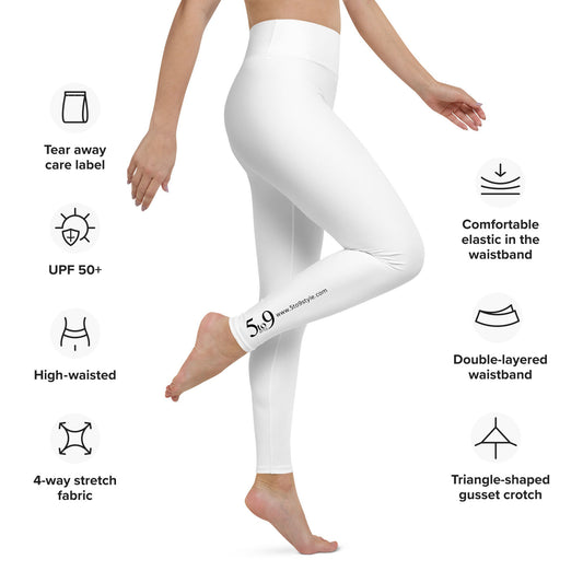 Work Hard, Stay Humble Chill Llama Yoga Pants All-Over Print Women's High Waist Leggings | 5To9Style