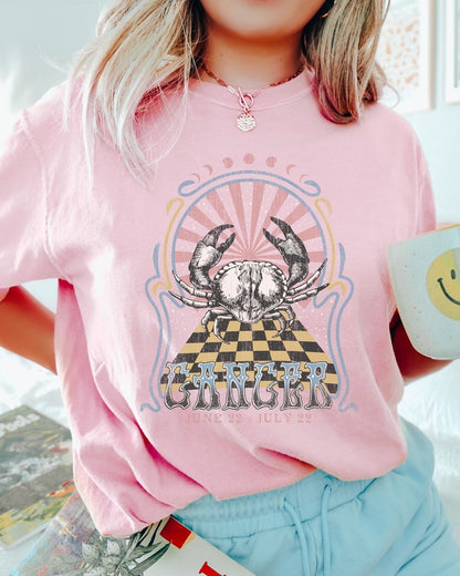 Zodiac Cancer Astrology Graphic Classic Unisex T-Shirt | 5To9Style