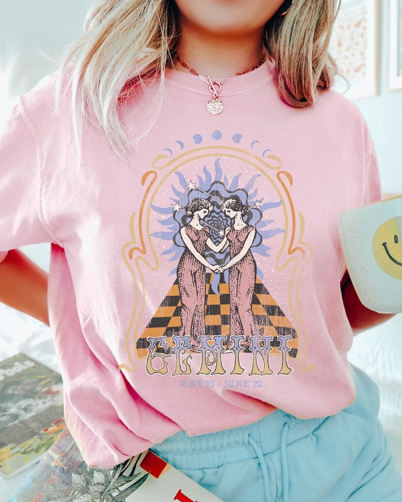 Zodiac Gemini Astrology Graphic Classic Unisex T-Shirt | 5To9Style