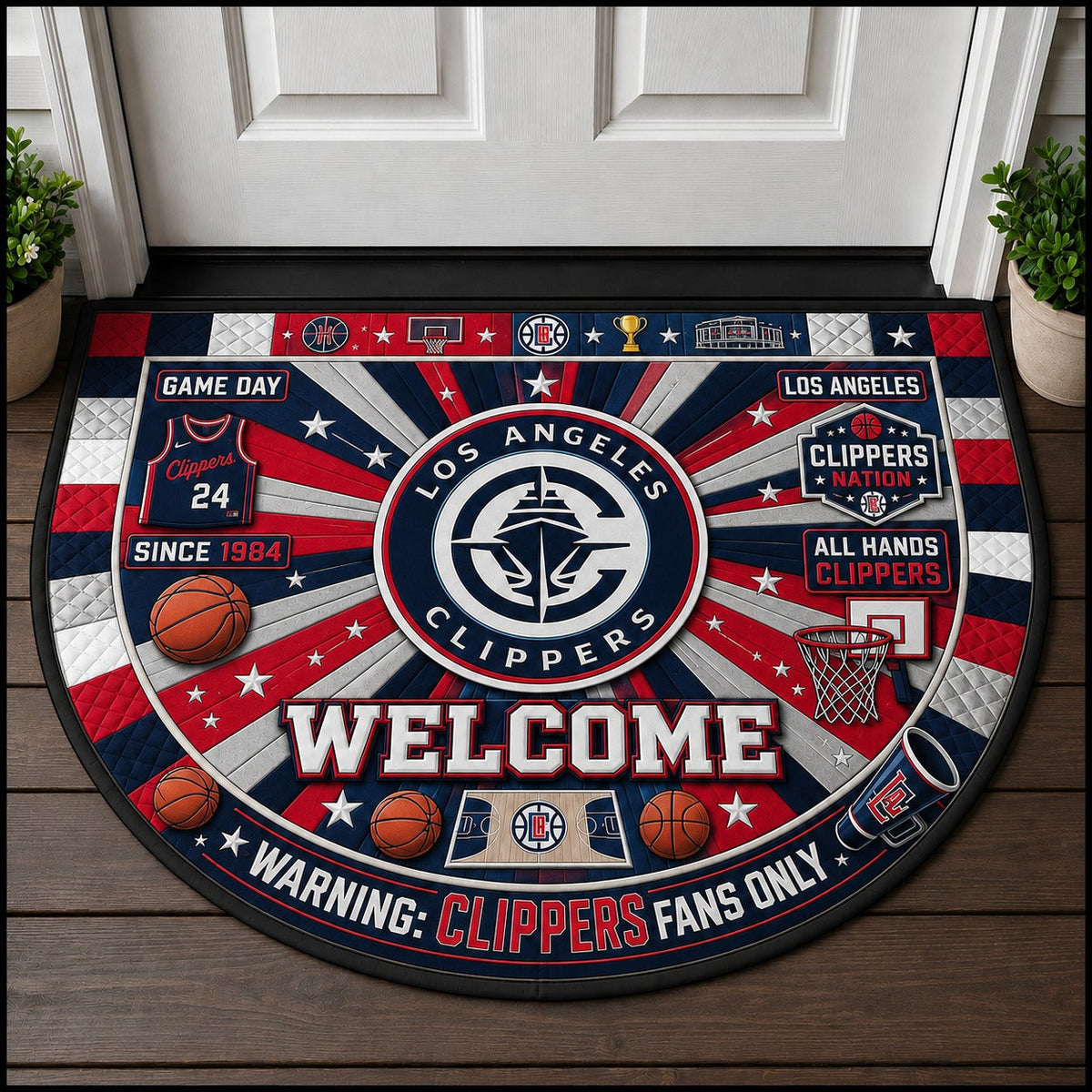 Basketball All Teams Custom Premium Welcome Mat – Personalized  Doormat