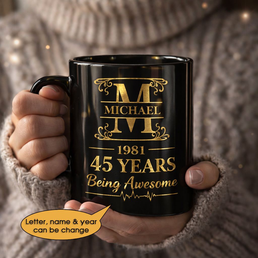 11oz Ceramic Mug Age personalized name, year, letter for birthday Hot Sale- 11oz Ceramic Mug