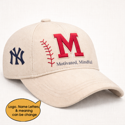 Baseball Personalized Letter 250th Anniversary USA  Unisex Baseball Cap