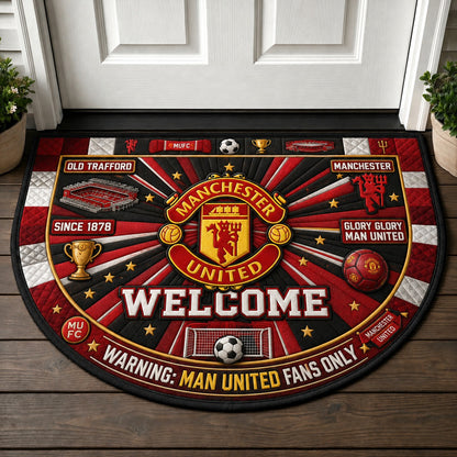 Premier League Football All Teams Custom Quilted Print Premium Welcome Mat – Personalized Baseball Doormat - 5to9style