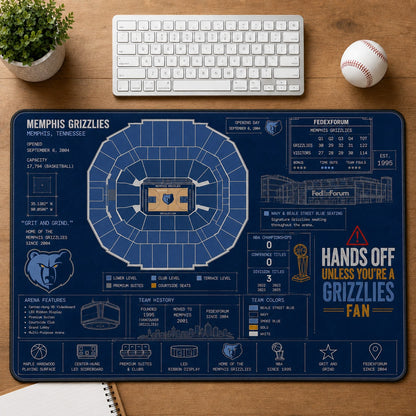 All Baseketball Stadiums Arena Blueprint Desk Mat Mouse Pad Plus Size Trending - 5to9style