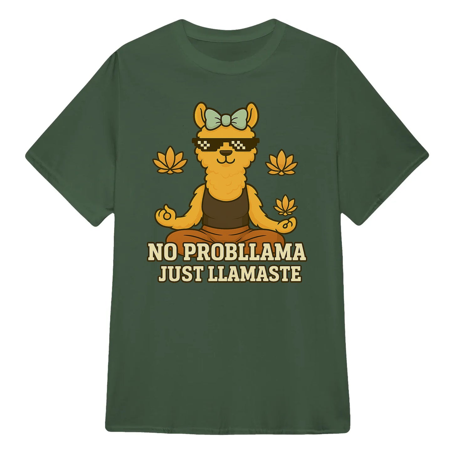 No Probllamaa Just Llamaste Chill Llama Yoga Classic Unisex T-Shirt | 5To9Style
