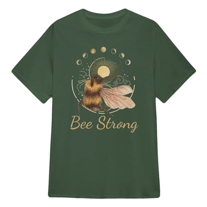 Bee Strong Moon Phase Chill Bee Yoga Classic Unisex T-Shirt | 5To9Style