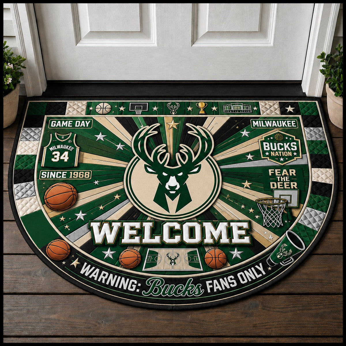 Basketball All Teams Custom Premium Welcome Mat – Personalized  Doormat