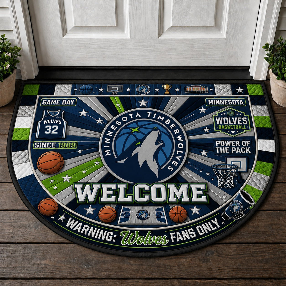Basketball All Teams Custom Premium Welcome Mat – Personalized  Doormat