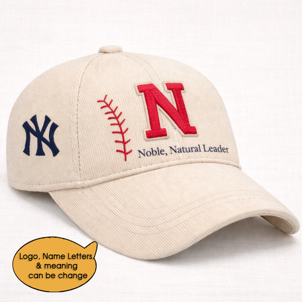 Baseball Personalized Letter 250th Anniversary USA  Unisex Baseball Cap