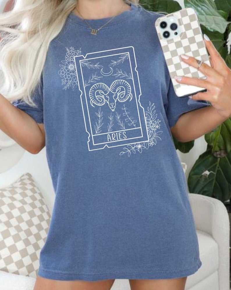 Zodiac Aries Astrology Graphic Classic Unisex T-Shirt | 5To9Style