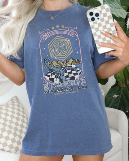 Zodiac Scorpio Astrology Graphic Classic Unisex T-Shirt | 5To9Style