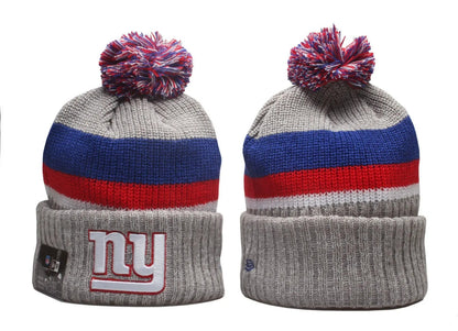 Football Classic Knit Beanie with Pom – One Size Fits All