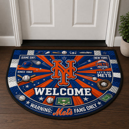 Baseball All Teams Custom Quilted Print Premium Welcome Mat Washable Black Border – Personalized Baseball Doormat