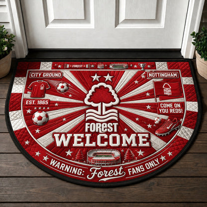 Premier League Football All Teams Custom Quilted Print Premium Welcome Mat – Personalized Baseball Doormat - 5to9style