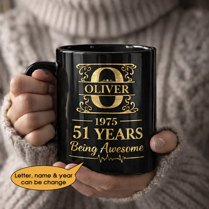 11oz Ceramic Mug Age personalized name, year, letter for birthday Hot Sale- 11oz Ceramic Mug