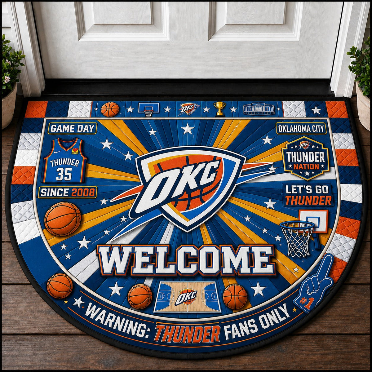 Basketball All Teams Custom Premium Welcome Mat – Personalized  Doormat