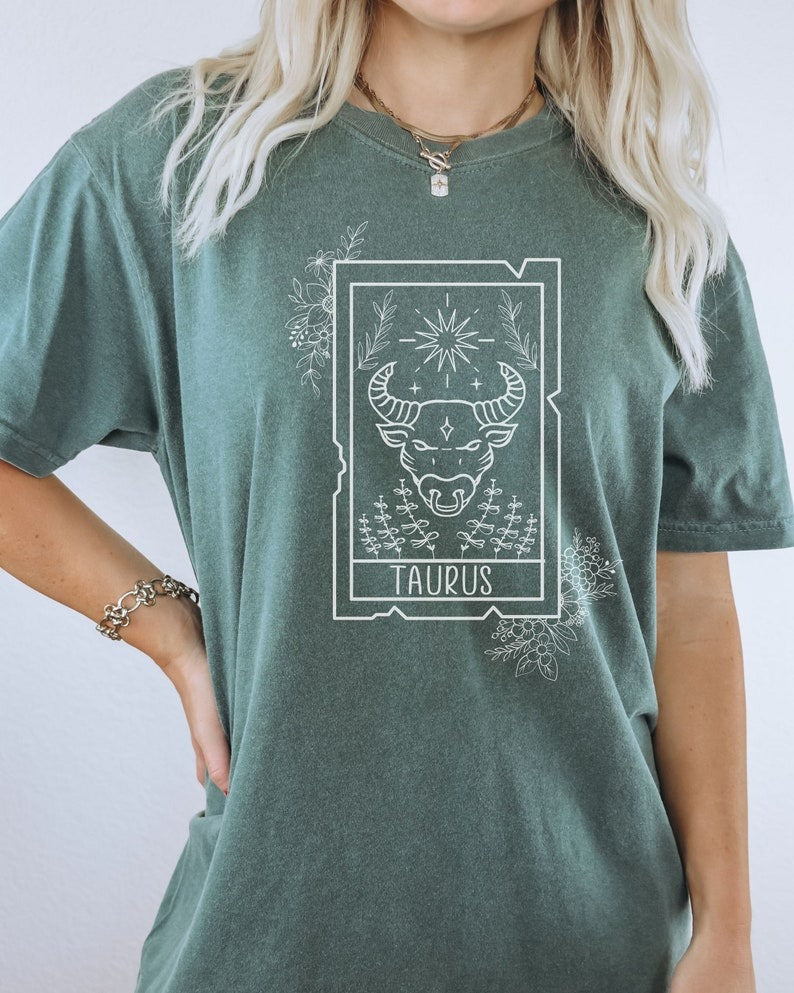 Zodiac Taurus Astrology Graphic Classic Unisex T-Shirt | 5To9Style