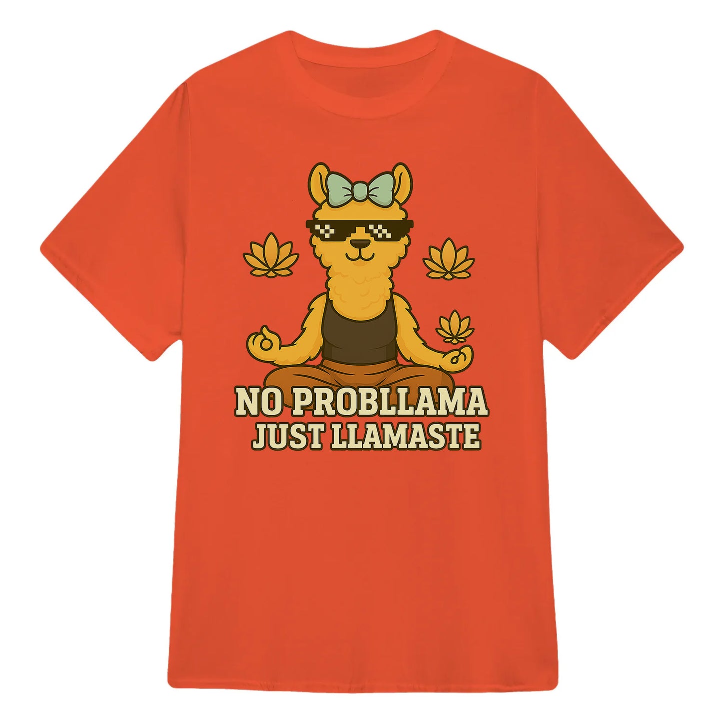 No Probllamaa Just Llamaste Chill Llama Yoga Classic Unisex T-Shirt | 5To9Style