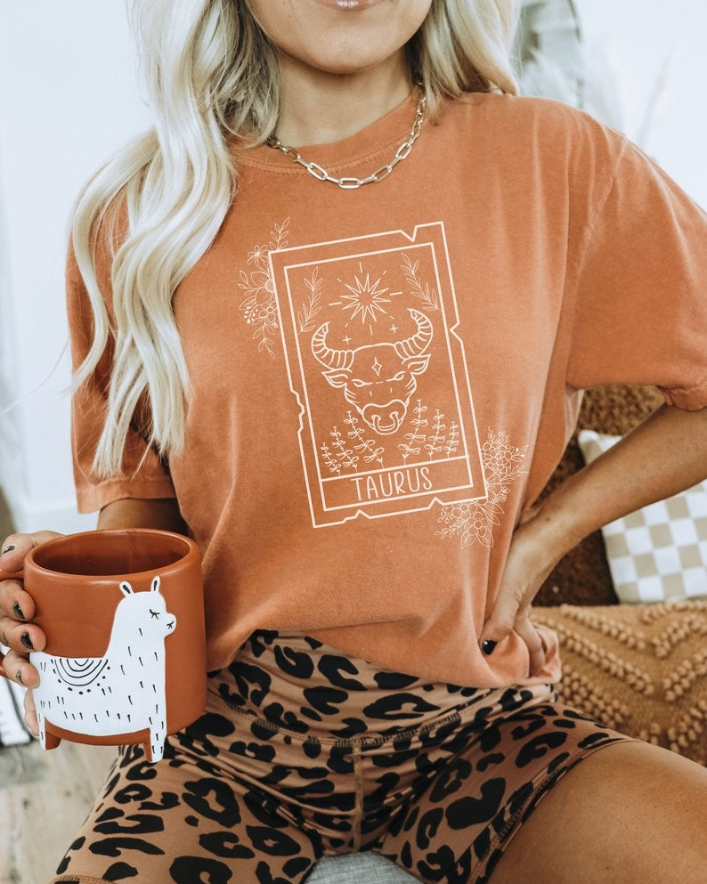 Zodiac Taurus Astrology Graphic Classic Unisex T-Shirt | 5To9Style